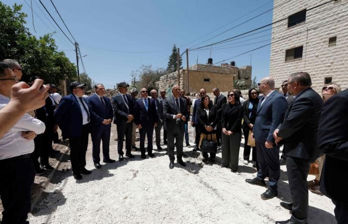 Diplomats scramble for cover as Israeli troops fire warning shots in West Bank, triggering international outrage