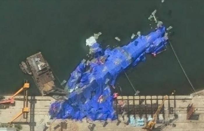 North Korea detains shipyard officials after warship launch accident damages 5,000-tonne destroyer