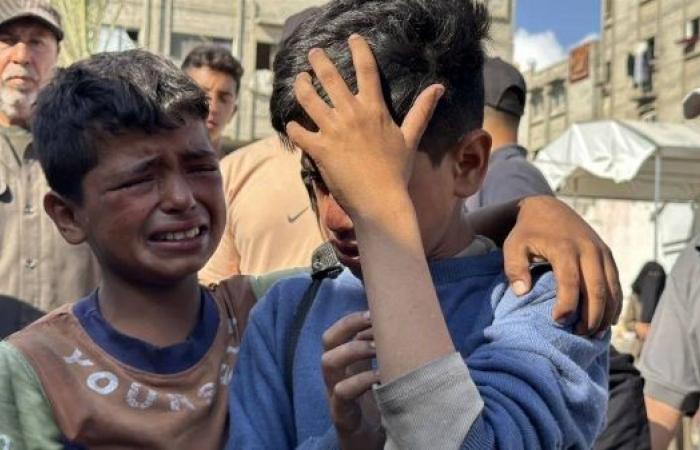 Dozens of Palestinians killed near Gaza aid distribution point in third day of shooting