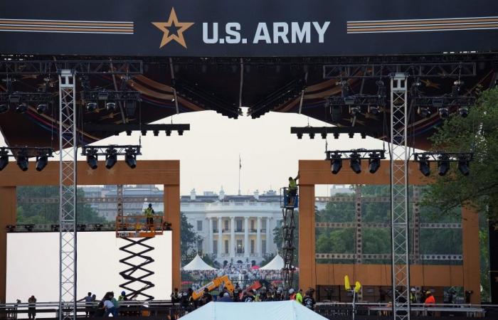 Protests, Middle East tensions and storms may rain on Trump’s birthday parade