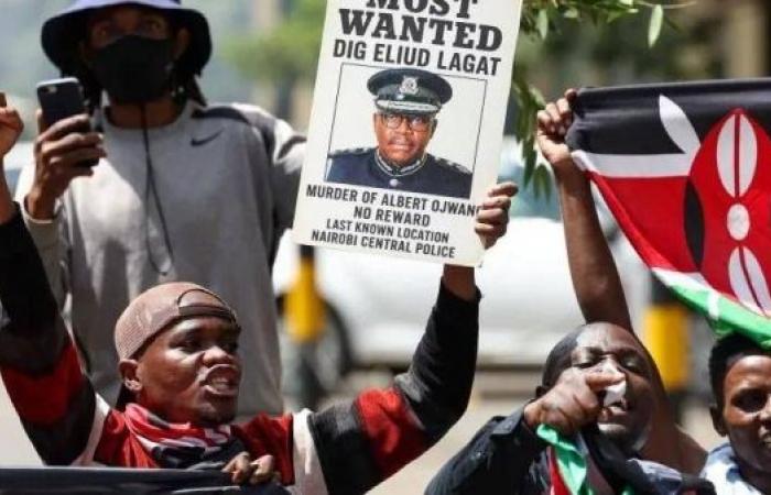Kenya's deputy police chief steps aside amid uproar over blogger's death