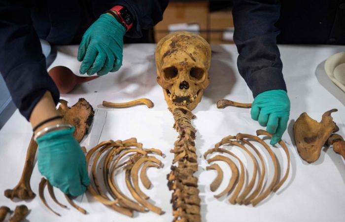 Peru gas workers unearth 1,000-year-old child mummy beneath Lima street