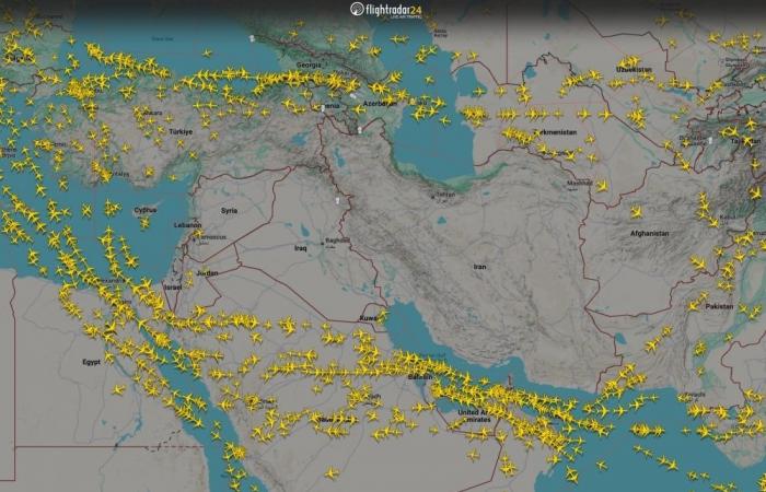 FlightRadar24: Airlines bypass Iran and neighbours after US bombing campaign