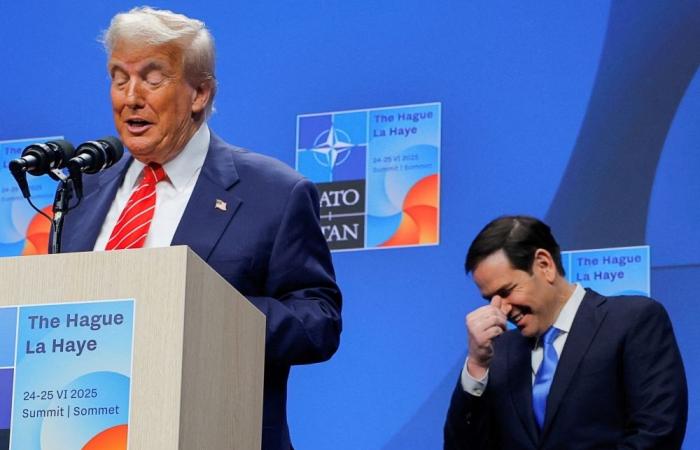 ‘Daddy’s home’: Love-bombed in The Hague, Trump basks in Nato flattery