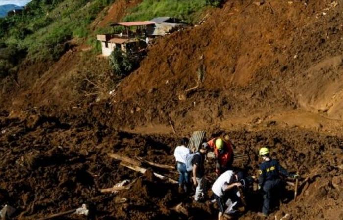 Colombia landslide death toll rises to 22 as search continues for 8 missing