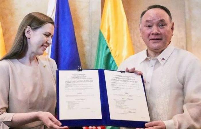 Lithuania and the Philippines sign security pact