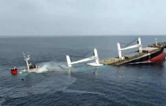 Search for survivors after Houthis sink second Red Sea cargo ship in a week