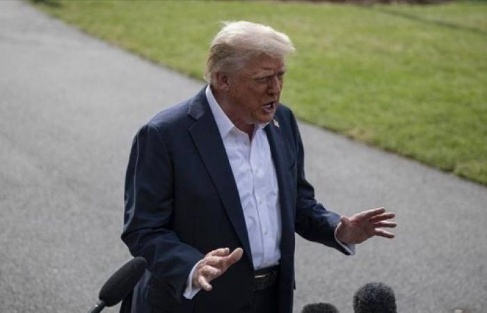 Trump slams protesters as 'slimeballs' after attack on ICE agents in California