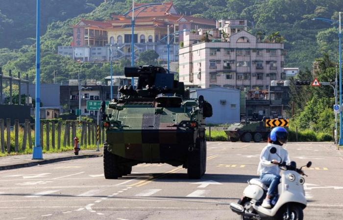 Air raid sirens bring Taipei to a standstill in civilian drill simulating Chinese attack