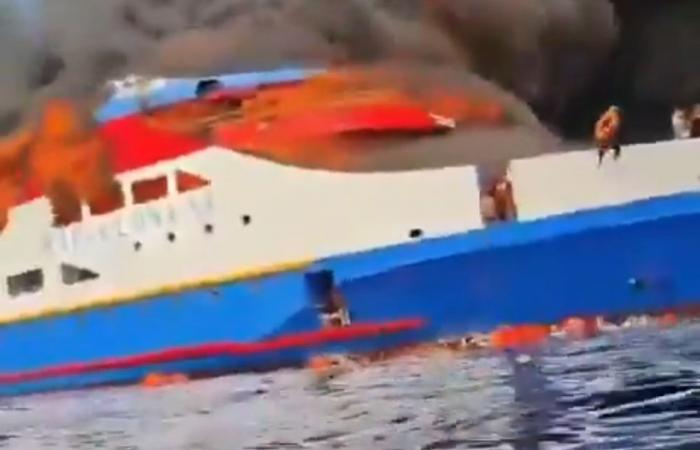 Indonesian ferry fire results in five deaths, over 200 rescued near Sulawesi (VIDEO)