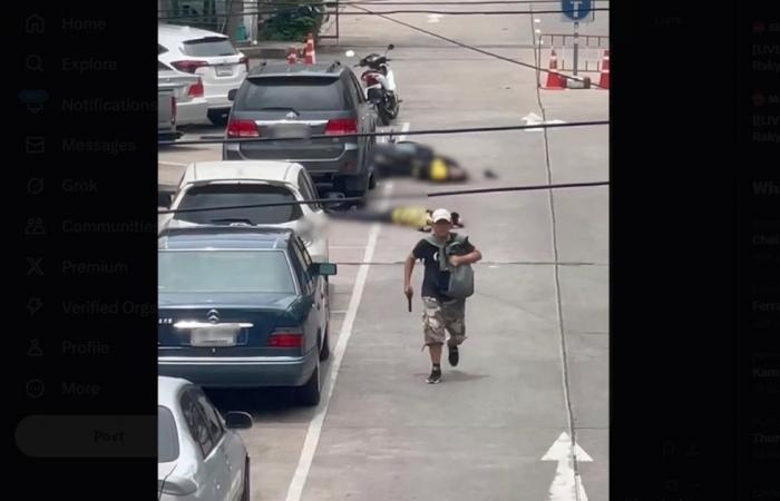 Gunman kills four security guards in Bangkok market shooting before taking own life