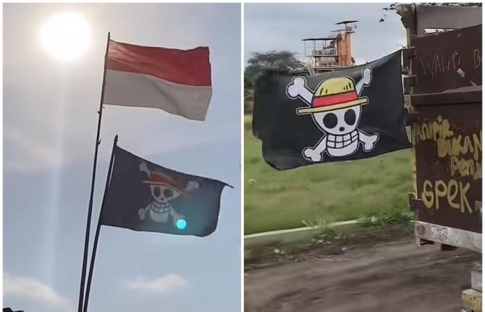 In Indonesia, truckers have turned 'One Piece' Straw Hat Pirates flag into a protest symbol ahead of Independence Day