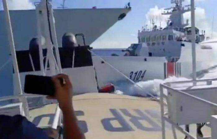 China rams own warship while chasing Philippine vessel