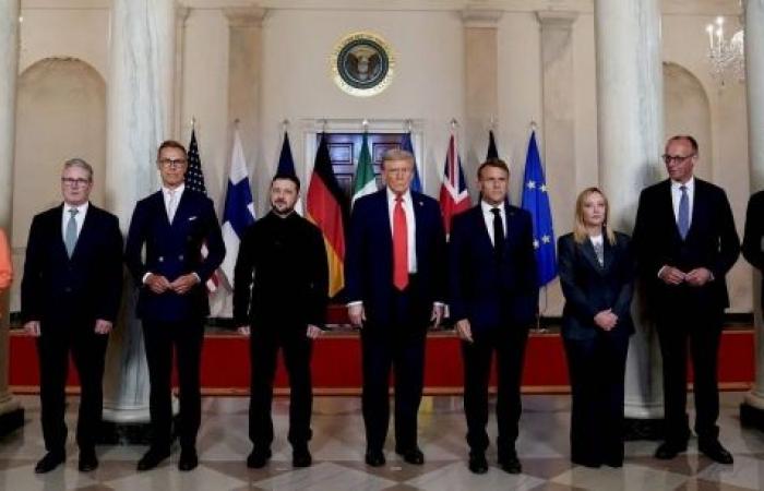 Trump, Zelenskyy and European leaders push for Putin talks to end Ukraine war