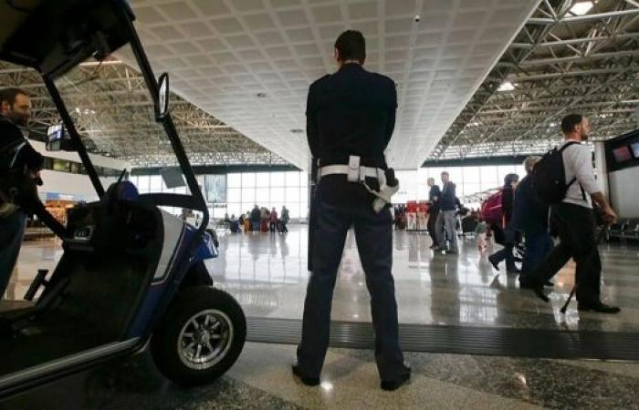 Passengers evacuated from Italian airport after 'lunatic' sets fire to check-in desks