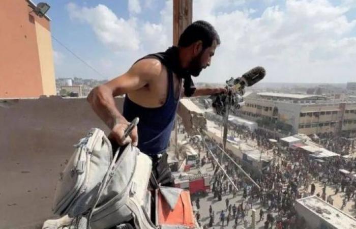 Outrage after Israel kills five journalists in ‘double-tap’ attack on Gaza hospital