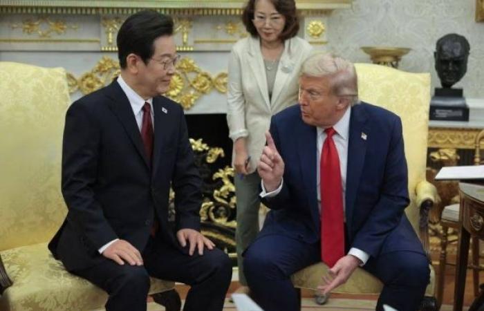 Trump tells South Korean president he wants to meet North Korea’s Kim Jong Un