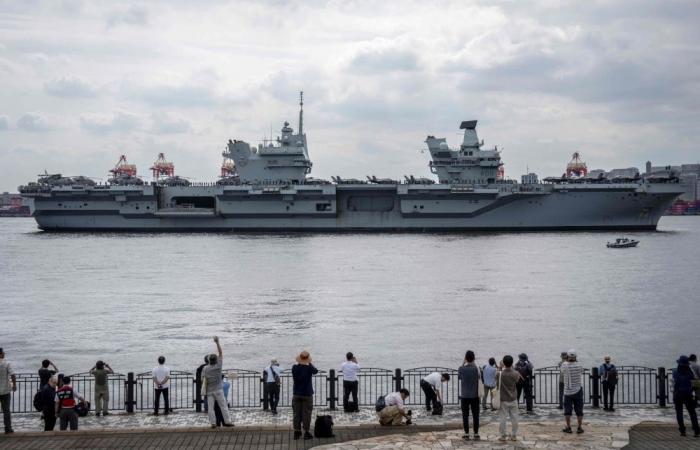 Japan hails ‘unprecedented’ security ties as British aircraft carrier visits Tokyo