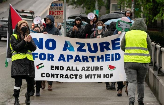 Microsoft fires two employees after Gaza war protest in president’s office