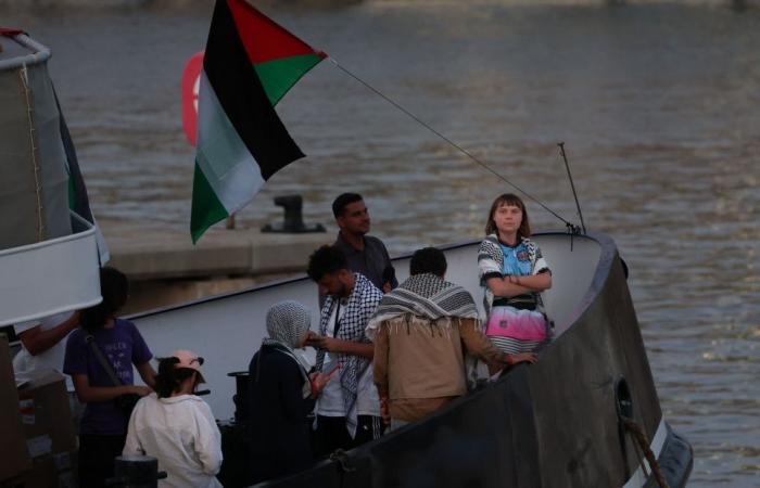 Gaza flotilla with Greta Thunberg resumes voyage after weather setback in Barcelona