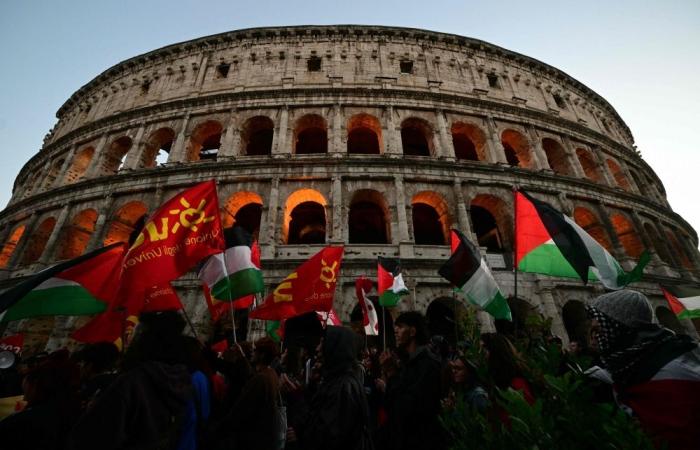 Train chaos in Italy as unions strike in support of Gaza aid flotilla