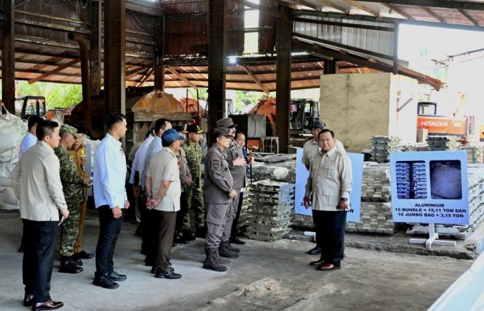 Indonesia’s Prabowo hands seized assets to state tin miner in anti-corruption push