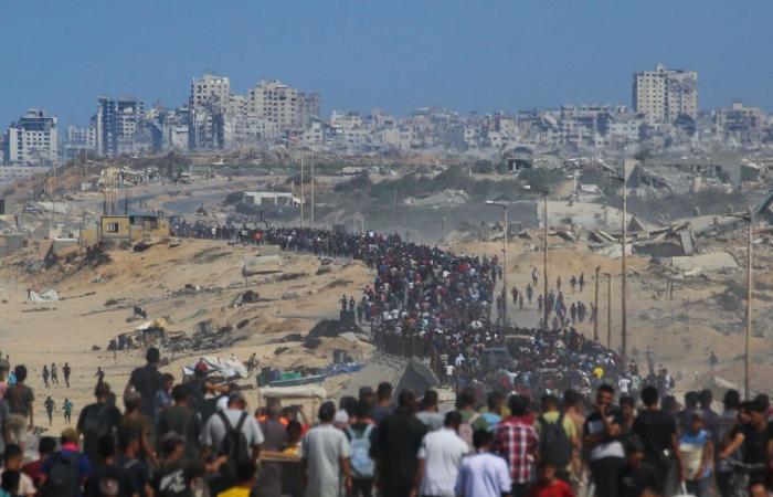 Ceasefire brings wave of returning Palestinians, walking north to check on homes and loved ones