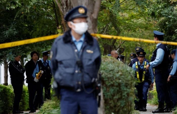 Knife-wielding man arrested near US embassy in Tokyo ahead of Trump’s visit