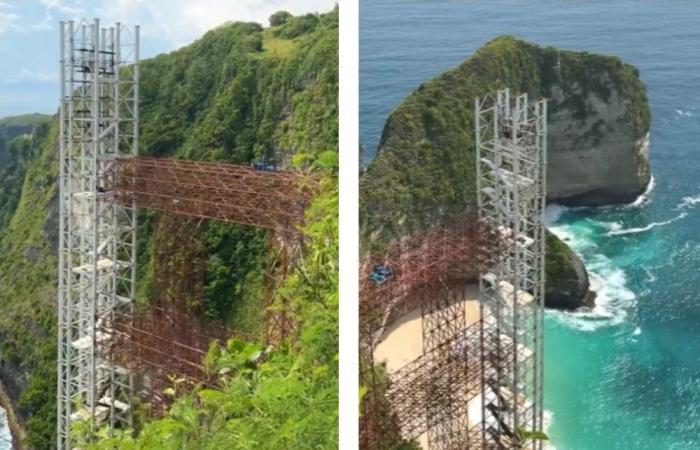 Glass lift at Bali’s ‘T-Rex Bay’ suspended for violating disaster zone rules
