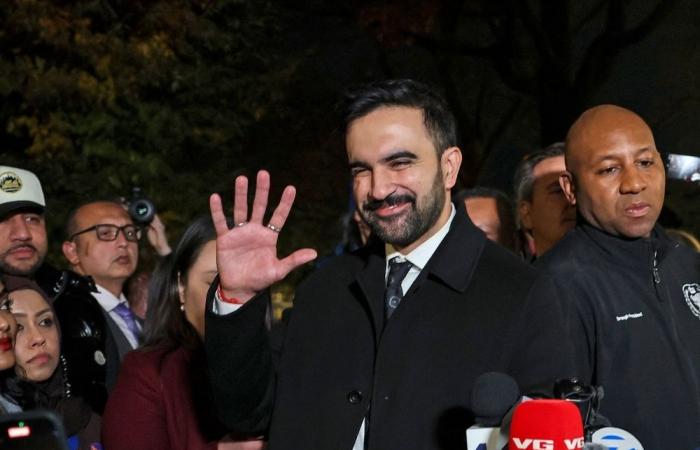 Zohran Mamdani on track to become New York’s first Muslim mayor amid record turnout