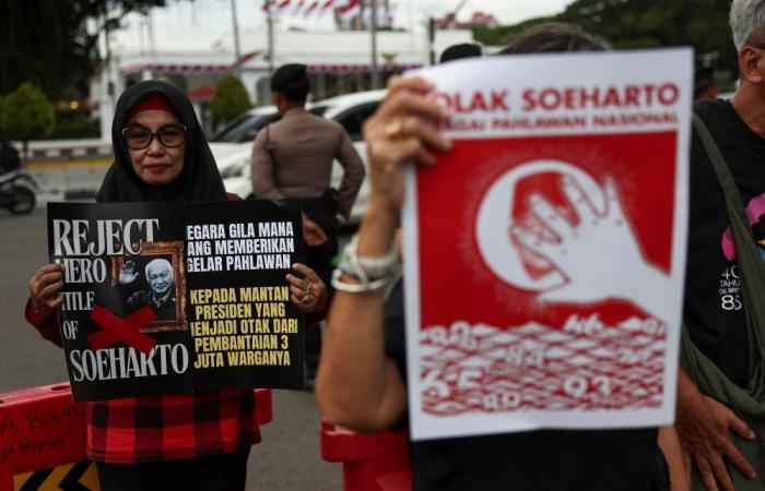 Indonesia names Suharto a national hero despite protests over his legacy