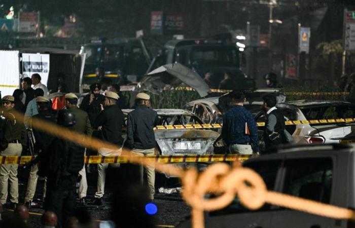 Investigators comb blast site after car explosion rocks Delhi’s Red Fort area, killing at least eight