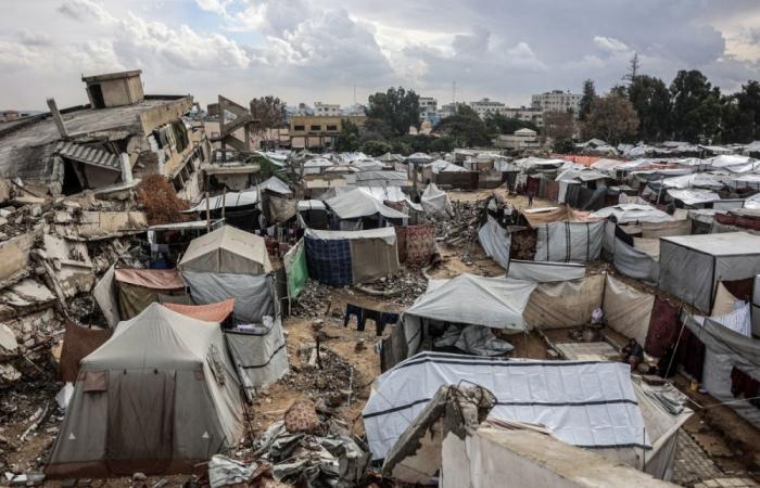 Rain inundates Gaza camps as displaced families struggle with makeshift shelters