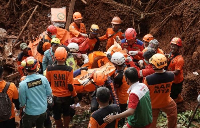 Indonesia landslides death toll rises to 18 with over 30 missing