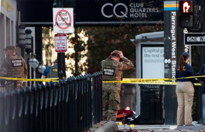Two National Guard troops gunned down near White House in mid-afternoon ambush, suspect in custody
