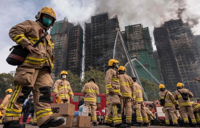 Hong Kong housing estate fire death toll rises to 55, authorities confirm