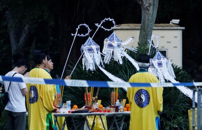 Hong Kong detains 13 over deadly apartment fire, cites substandard renovation materials