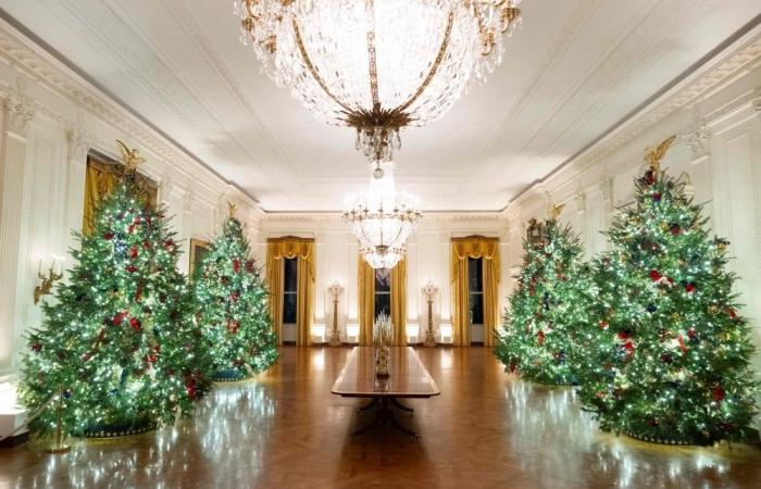 White House Christmas scaled back after East Wing demolition, Melania Trump says home is in the heart