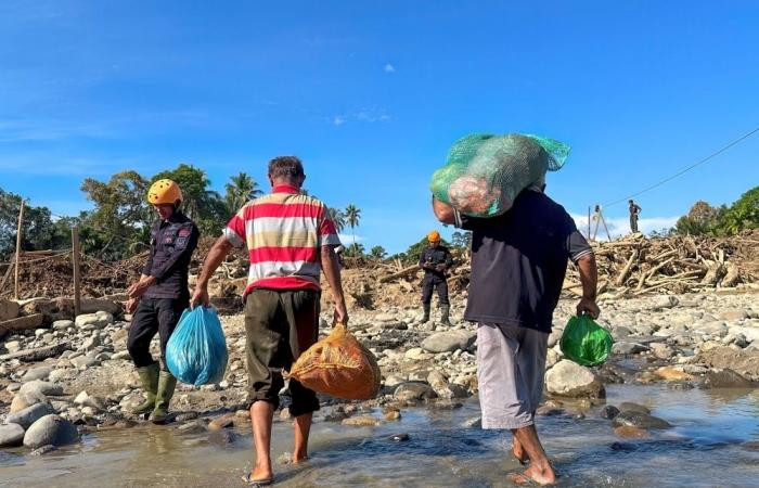 ‘Where can we go?’: Survivors pick up pieces in flood-hit Indonesia as more rain predicted