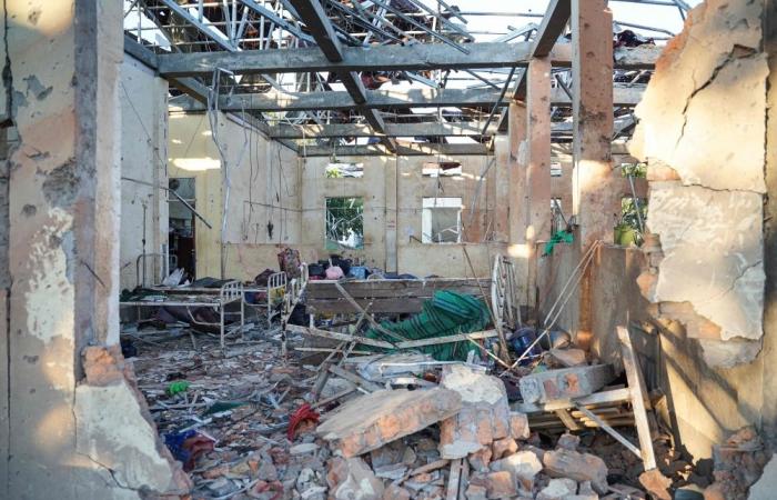 Hospital reduced to rubble as junta raid leaves more than 30 dead in Myanmar