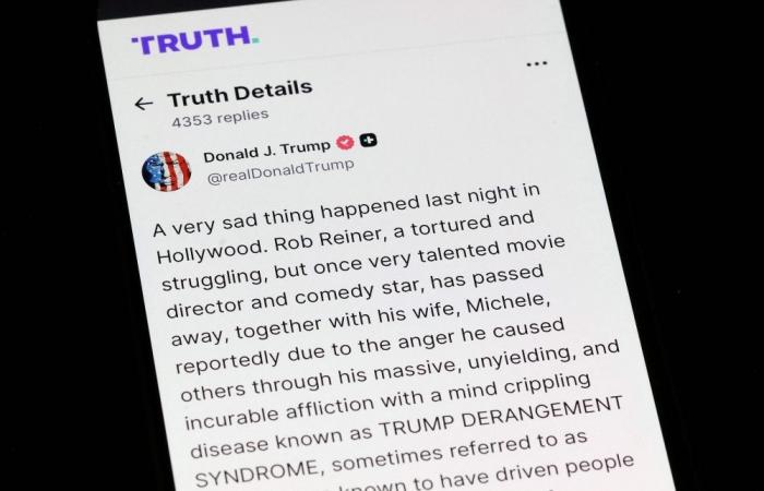 Trump condemned over ‘perverse’ remarks linking filmmaker Reiner’s criticism to his murder, critics say he has ‘lost it’