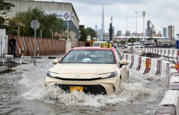 From desert sands to floodwaters: UAE lashed by storm, flights axed and streets underwater