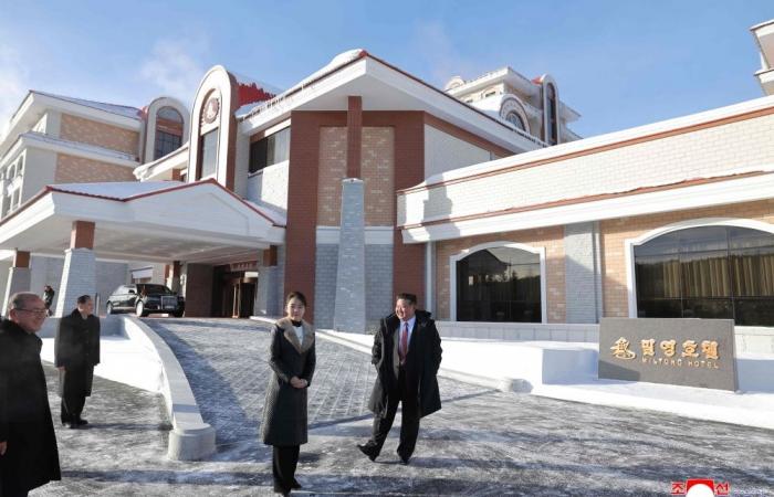 North Korea’s Kim Jong Un tours hot tubs, BBQ joints at lavish new mountain resort