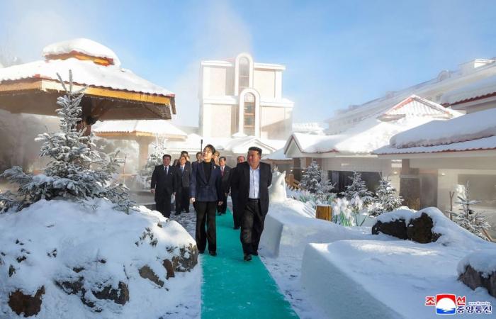 North Korea’s Kim Jong Un tours hot tubs, BBQ joints at lavish new mountain resort