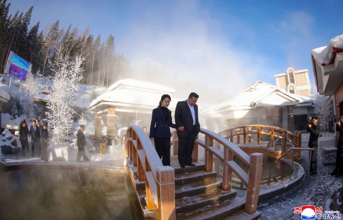 North Korea’s Kim Jong Un tours hot tubs, BBQ joints at lavish new mountain resort