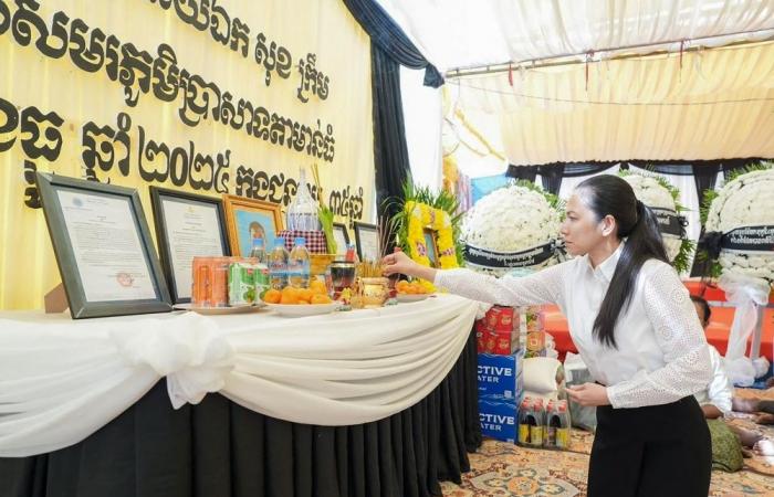 Cambodia stays silent on troop deaths, but PM’s wife attends soldiers’ funerals