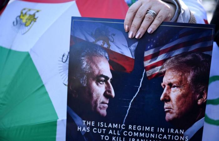 Iran protests fade under force and blackout, but shah’s son says clerical rule will fall