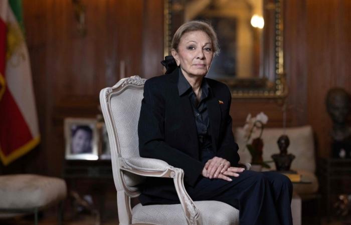 Widow of Iran’s last shah says ‘no turning back’ after protests