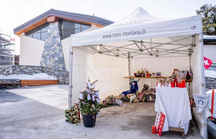 After deadly Swiss bar fire, memorial for victims goes up in flames