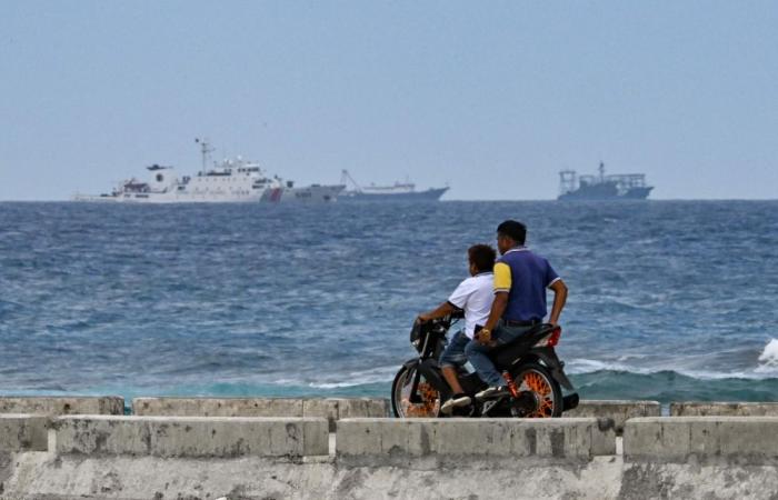 On disputed island, Philippine senator demands ‘continuous pushback’ against China in South China Sea